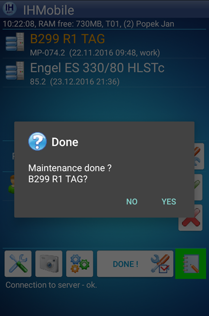 IHMobile Screen finish